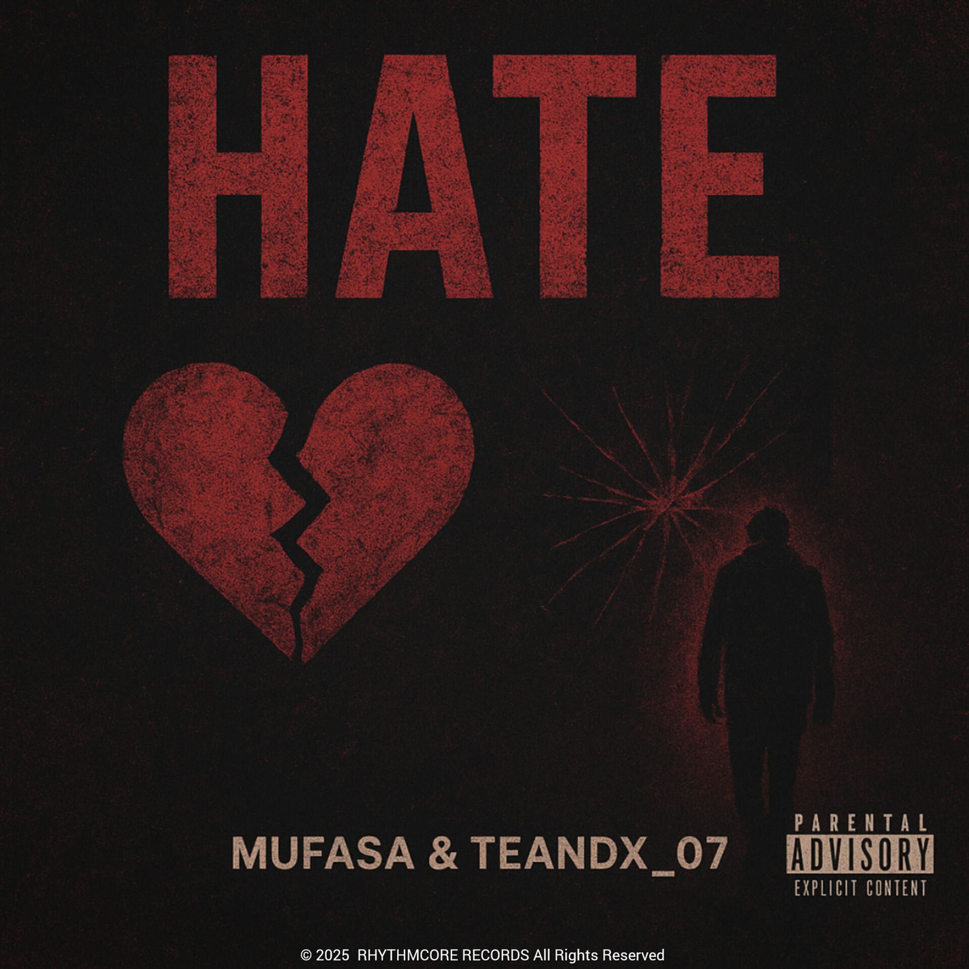 Hate single artwork